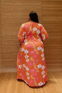 Maxi Alice Dress in Honohono Orchid