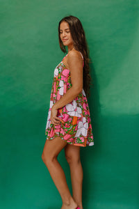 Mini Rell Dress in Pua Patches