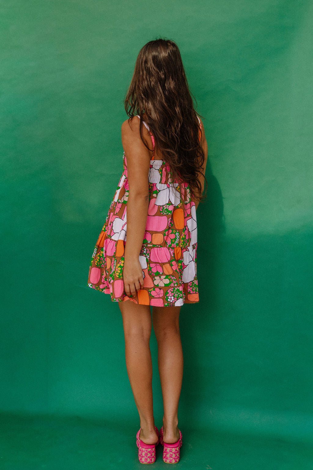 Mini Rell Dress in Pua Patches