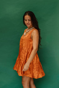 Isabella Dress in Wild Hibiscus