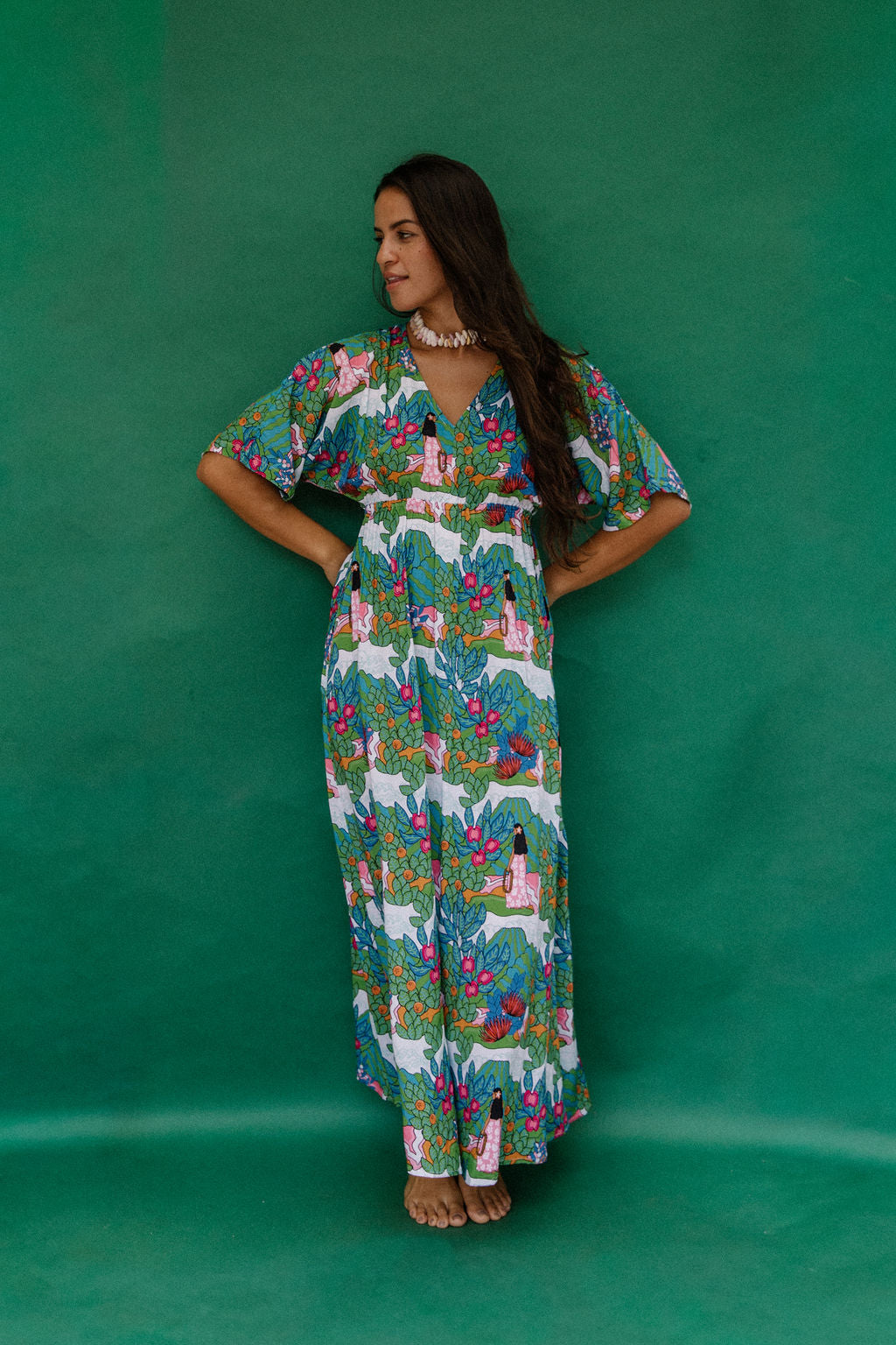 Maxi Alice Dress in Kilauea