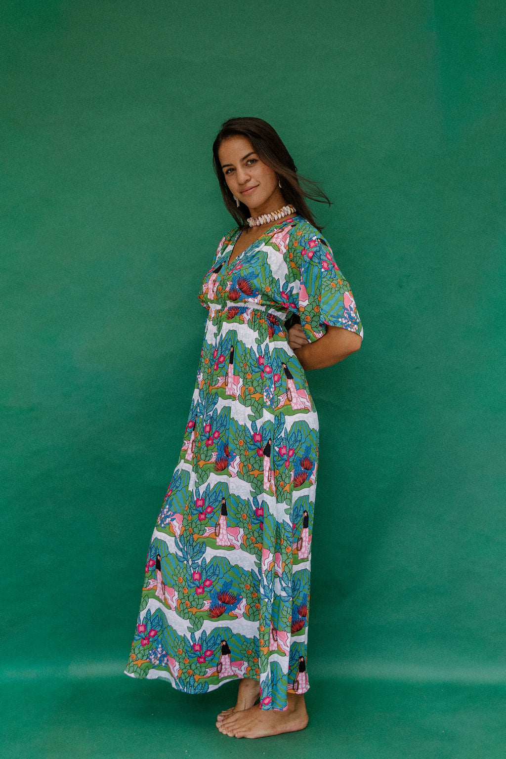 Maxi Alice Dress in Kilauea