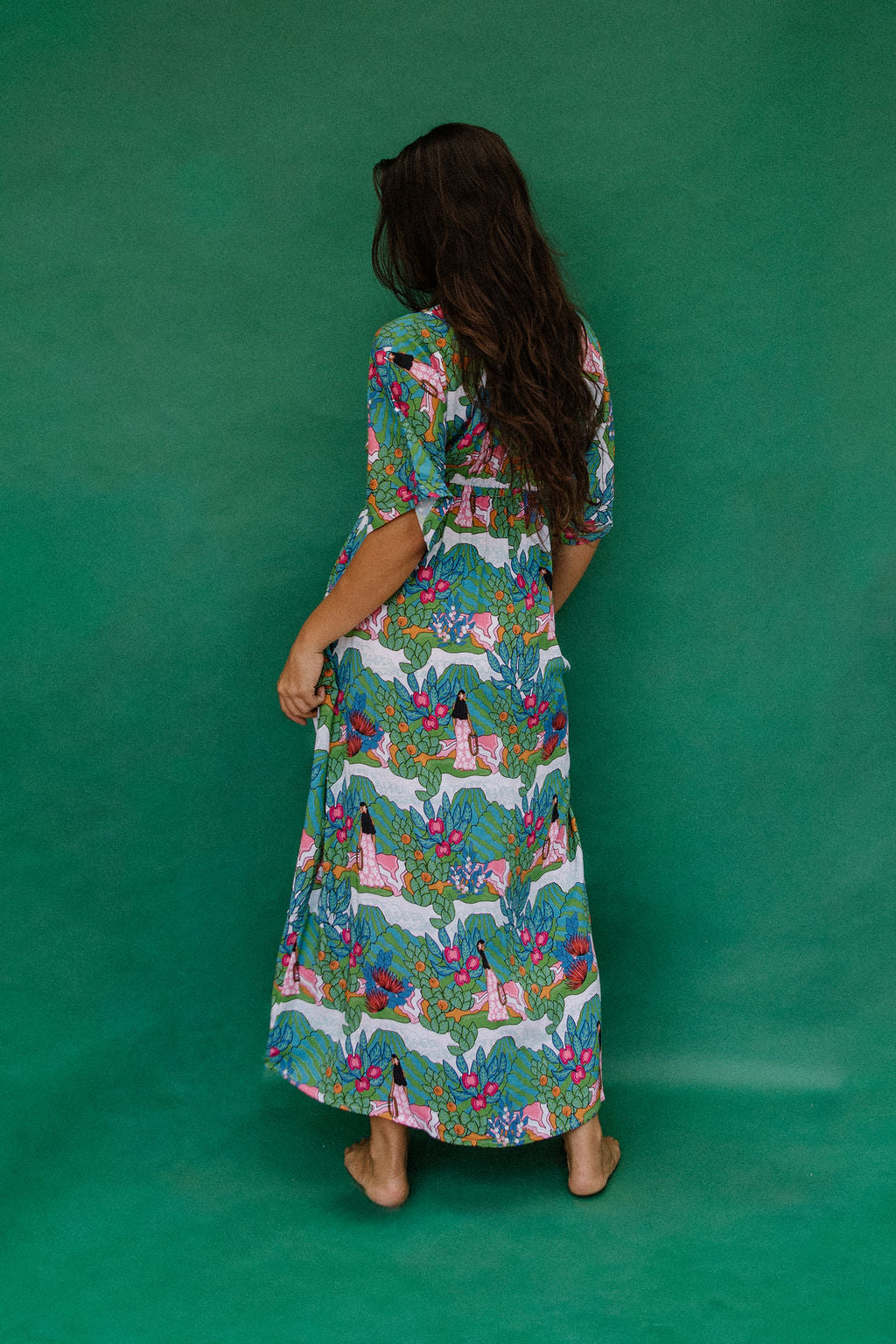 Maxi Alice Dress in Kilauea