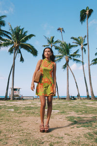 Jennie Dress in Dark Olive Nau