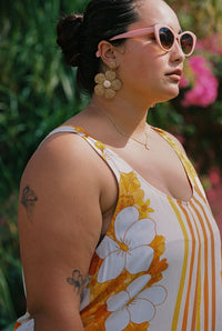 Patsy Romper in Vintage Stripes