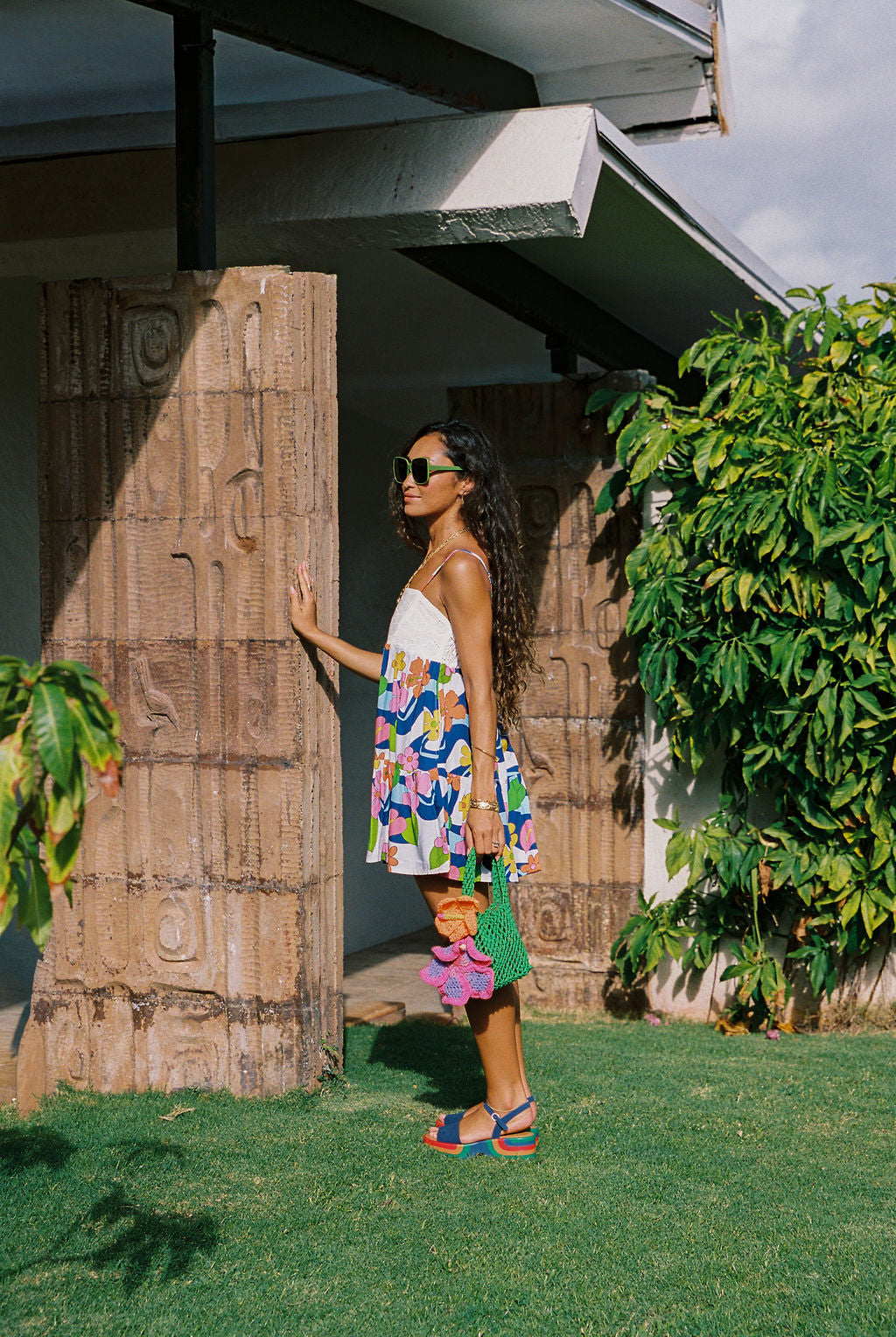 Mini Rell Dress in Floral Stream