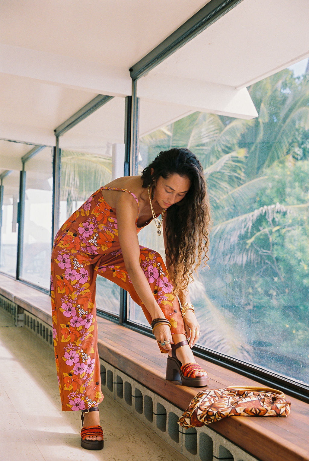 Iolani Jumpsuit in Tutu's Garden
