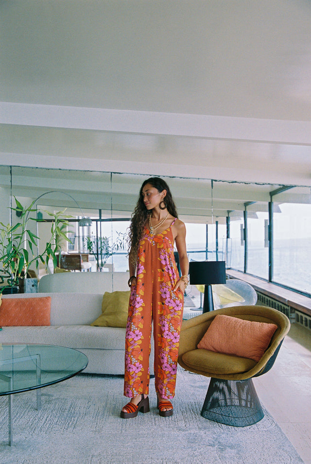 Iolani Jumpsuit in Tutu's Garden