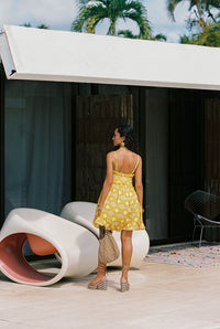 Remy Dress in Golden Diamonds