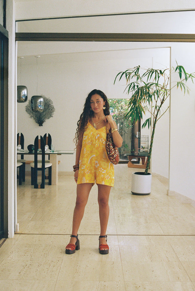 Iolani Romper in Lilikoi Dream