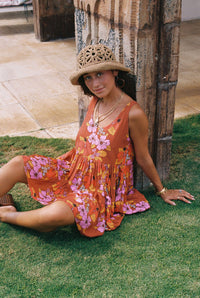 Isabella Dress in Tutu's Garden