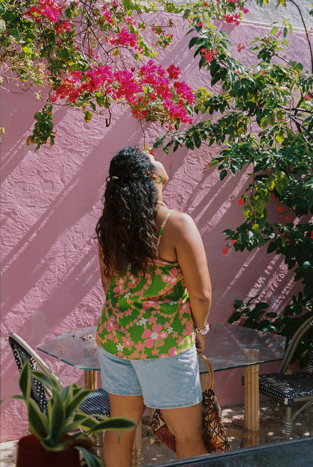 Natasha Top in Watermelon Lei