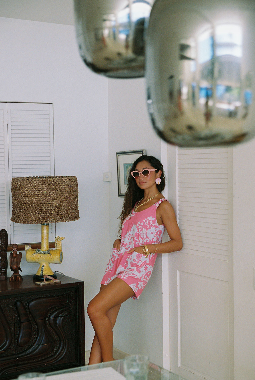 Patsy Romper in Guava Dream