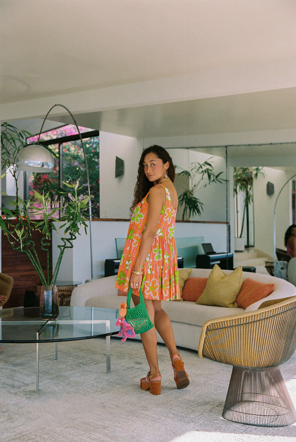 Isabella Dress in Sunset Petals