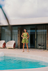 Quinn Dress in Watermelon Lei