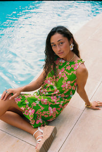 Quinn Dress in Watermelon Lei