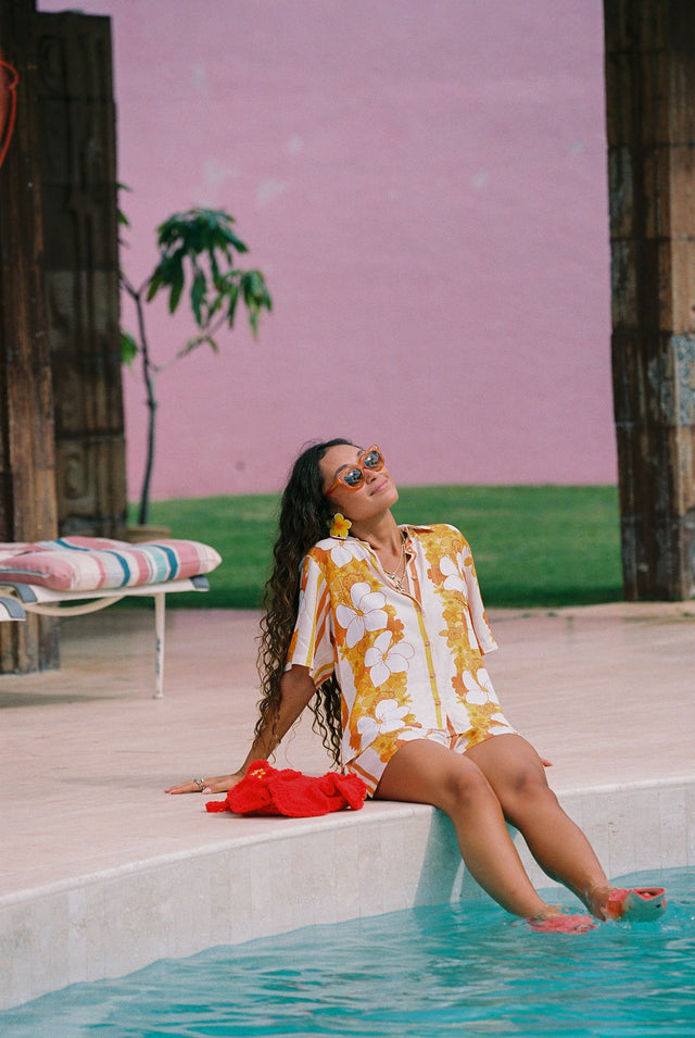 Brook Top in Vintage Stripes