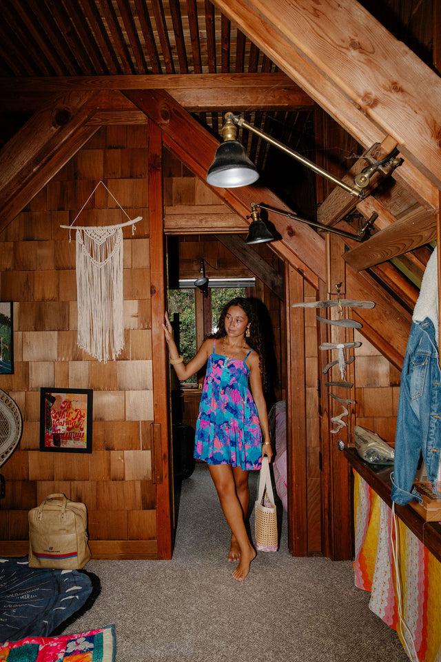 Mini Rell Dress in Lady of the Valley