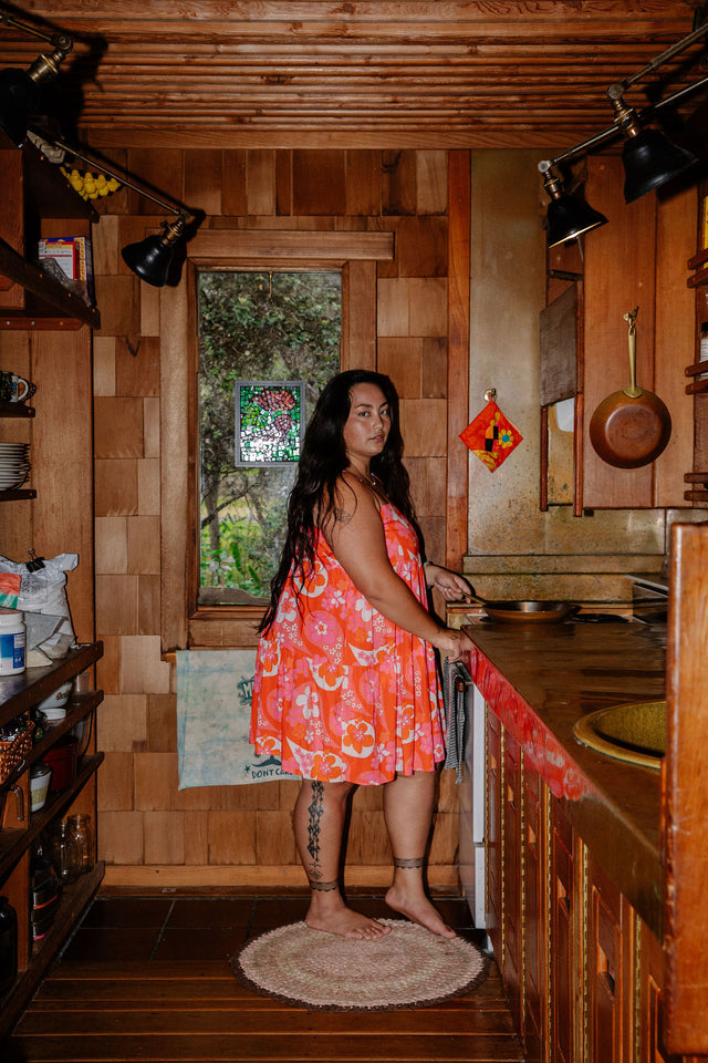 Mini Rell Dress in Kuuipo Paisley