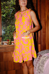 Quinn Dress in Pink Lemonade