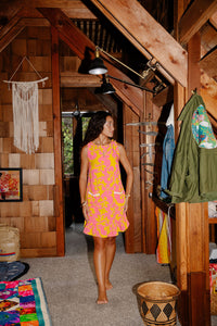 Quinn Dress in Pink Lemonade