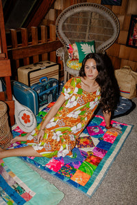 Emma Dress in Waterfall Garden