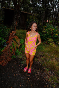 Patsy Romper in Pink Lemonade
