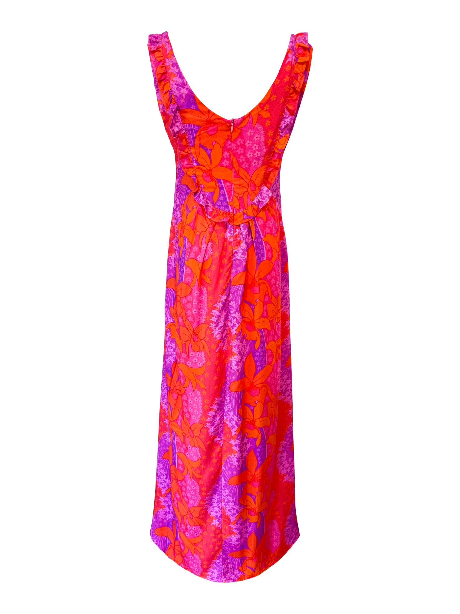 Maxi Bernice Dress in Jade's Orchids