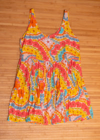 Isabella Dress in Peachy Lei Day