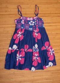 Mini Rell Dress in Electric Hibiscus