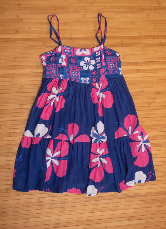 Mini Rell Dress in Electric Hibiscus