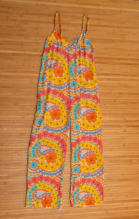 Iolani Jumpsuit in Peachy Lei Day