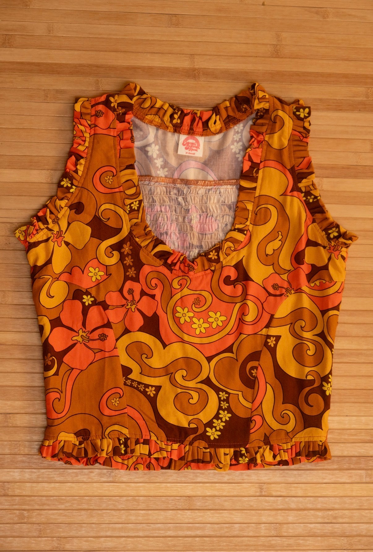 Lucy Top in Psychedelic Hibiscus