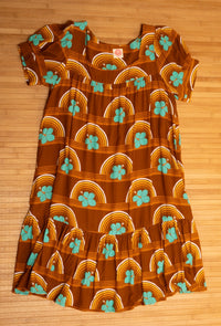 Emma Dress in Hibiscus Sunset