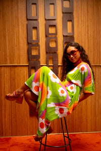 Maxi Alice Dress in Pua Kala Rainbows