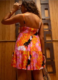 Mini Rell Dress in Sweet Lady-Li hing Lemon
