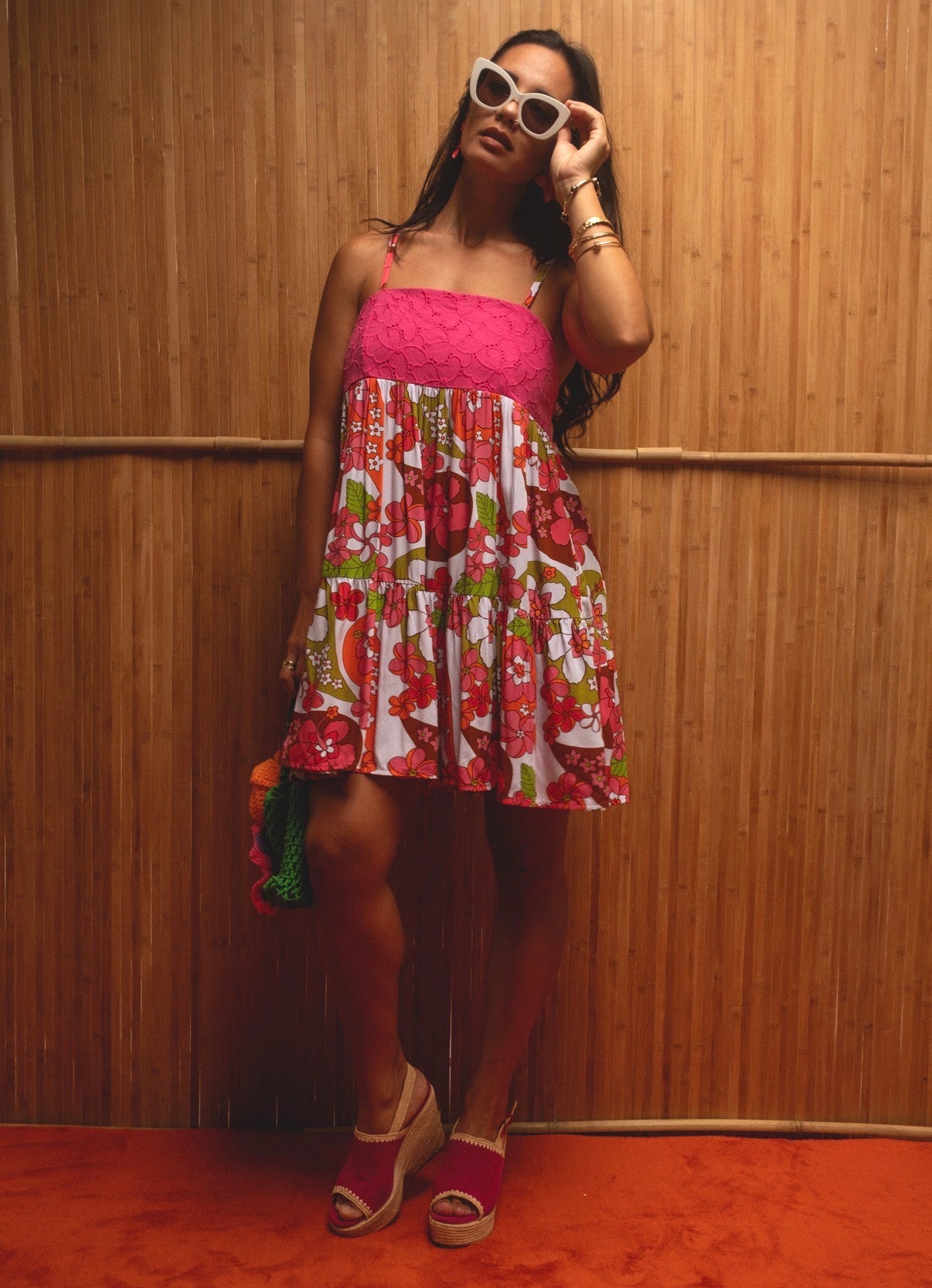 Mini Rell Dress in Pua Melia Paisley