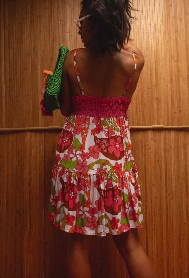 Mini Rell Dress in Pua Melia Paisley