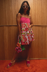Mini Rell Dress in Pua Melia Paisley