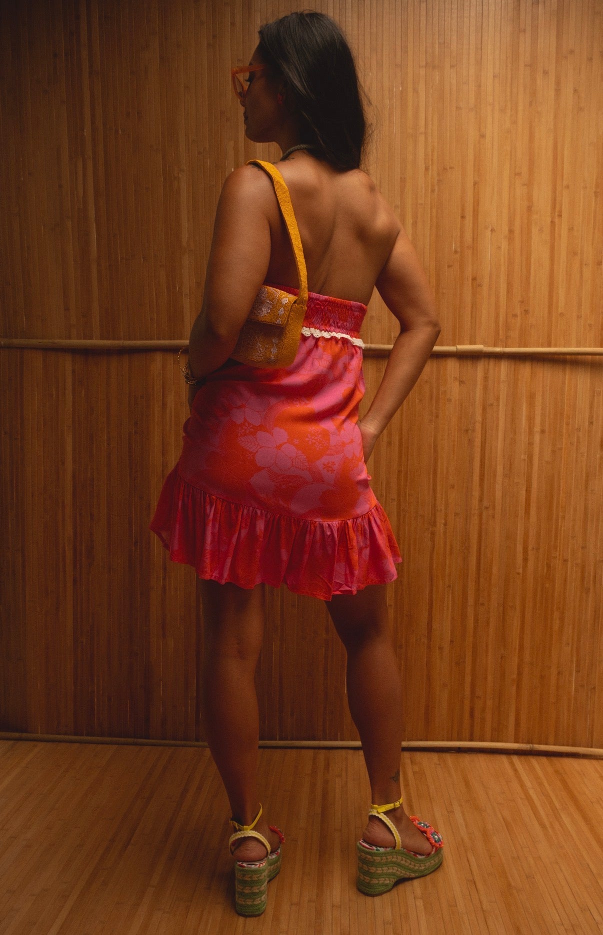 Mahina Dress in Mod Strawberry Guava