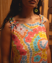 Momi Dress in Peachy Lei Day