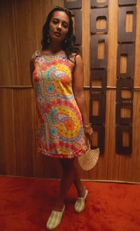 Momi Dress in Peachy Lei Day