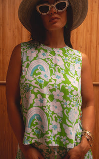 Moani Top in Green Dream