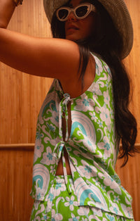 Moani Top in Green Dream