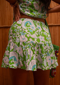 Lily Skirt in Psychedelic Hibiscus