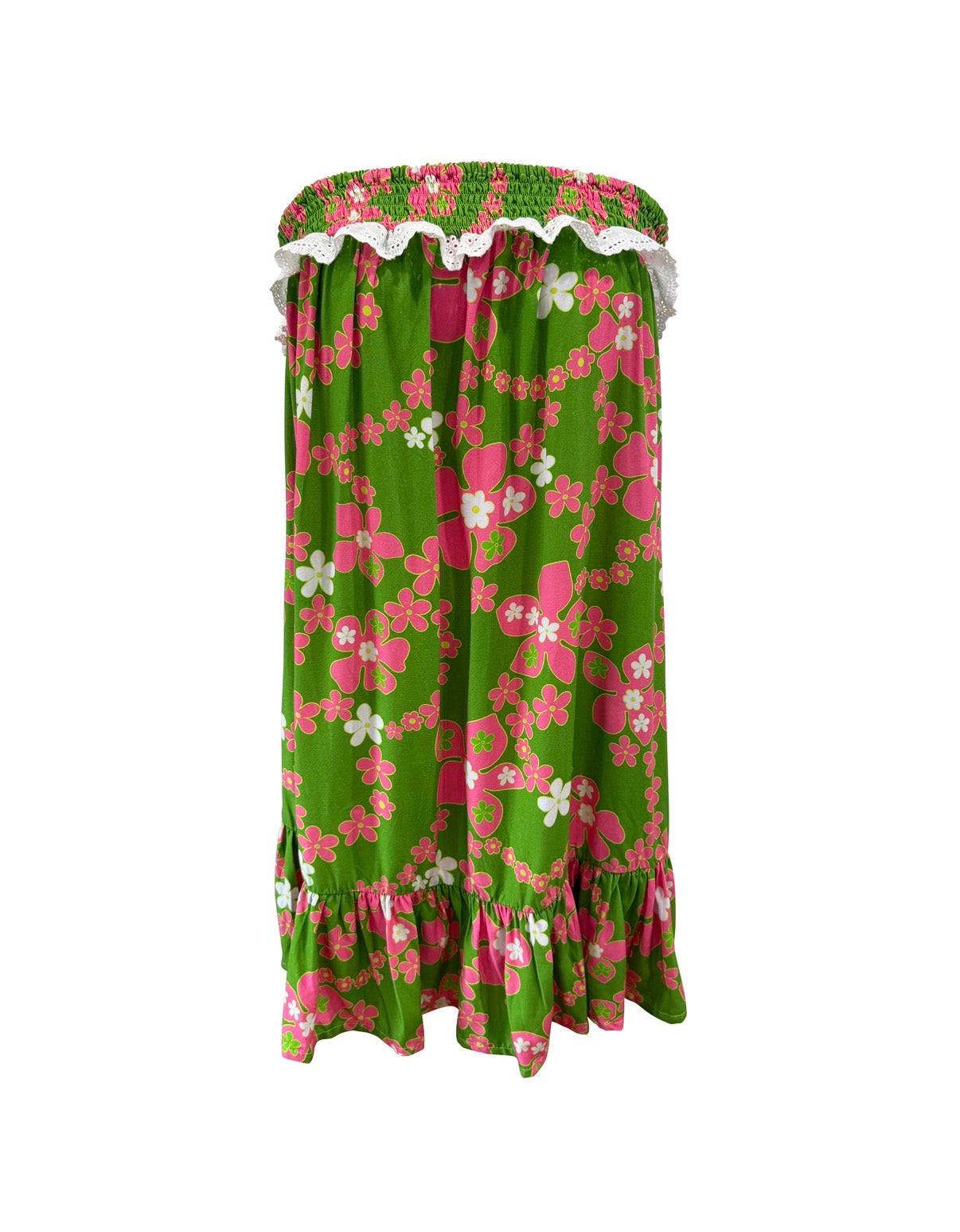 Mahina Dress in Watermelon Lei