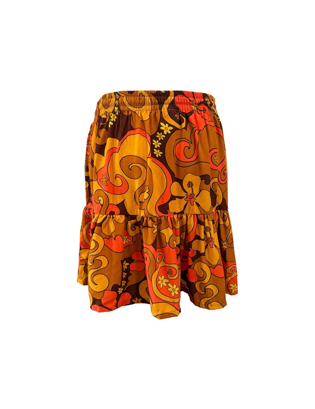 Lily Skirt in Psychedelic Hibiscus