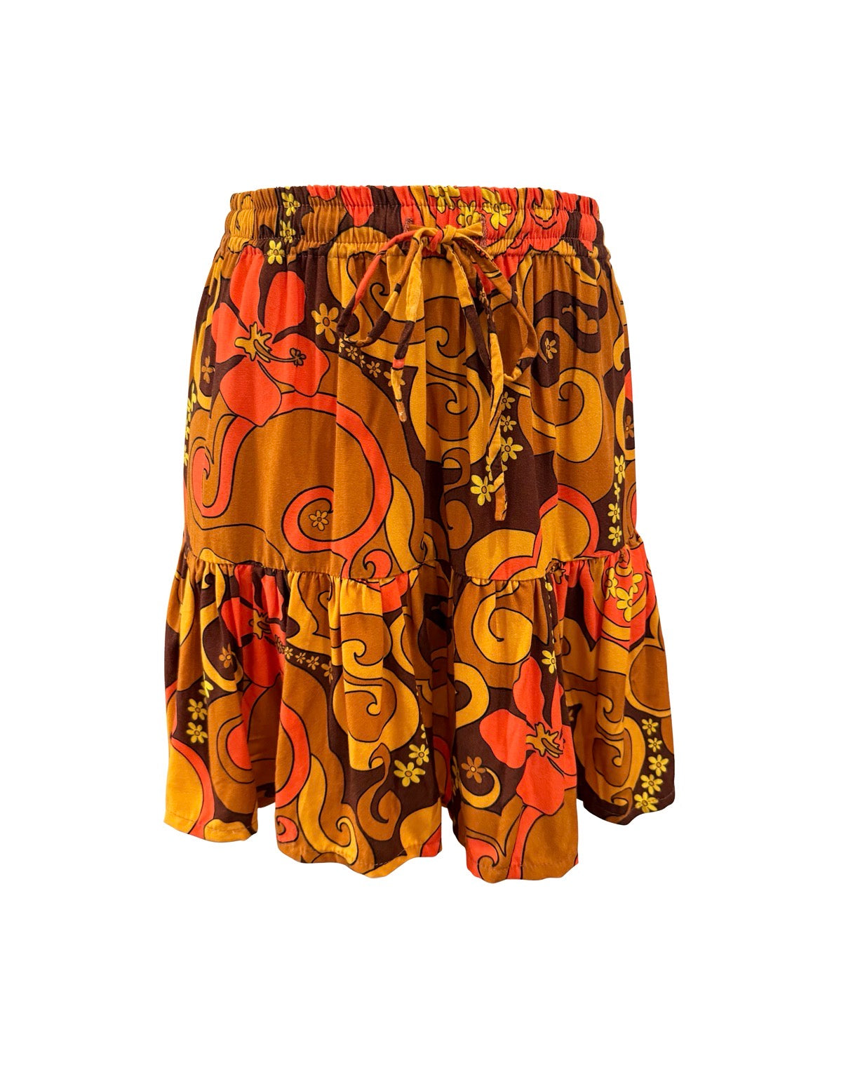 Lily Skirt in Psychedelic Hibiscus