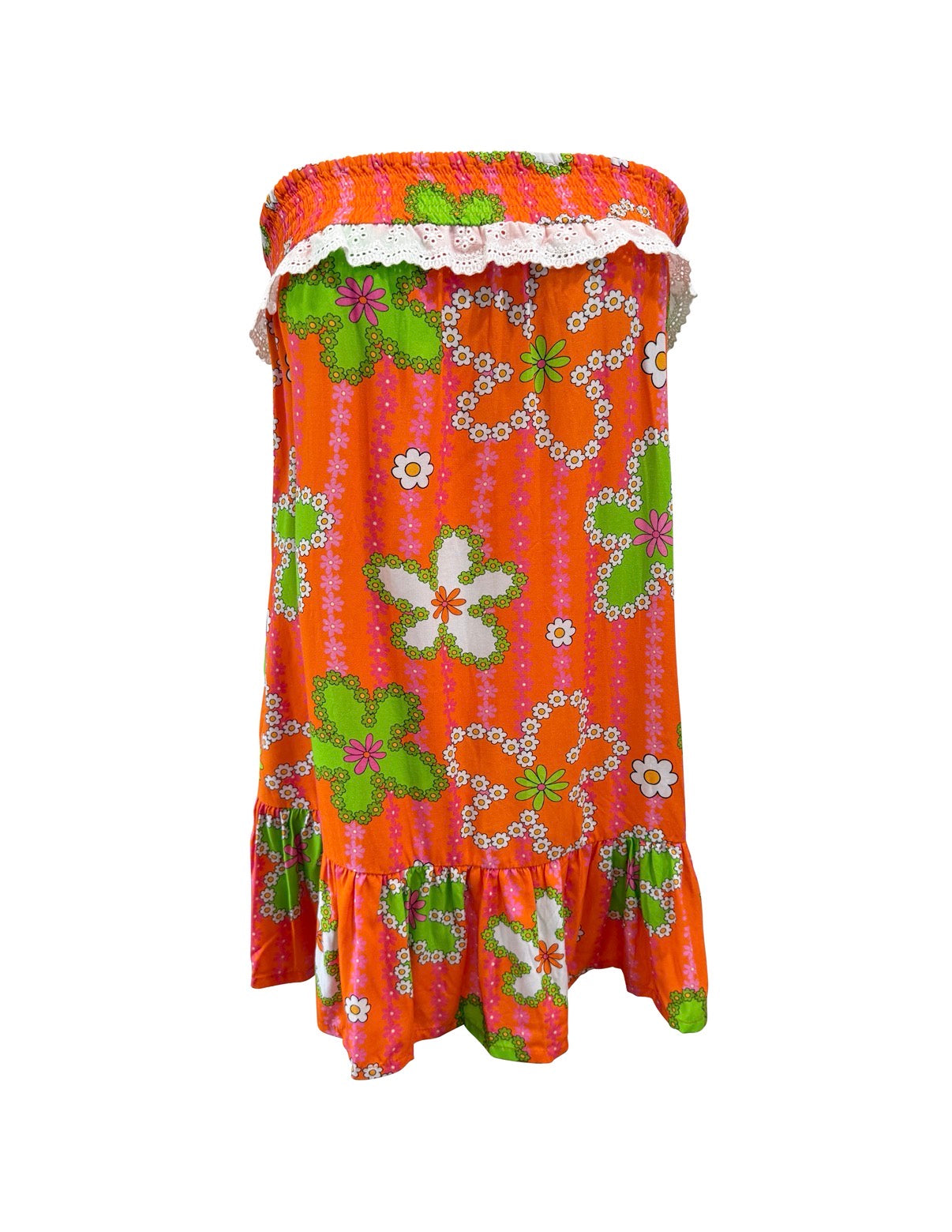 Mahina Dress in Sunset Petals