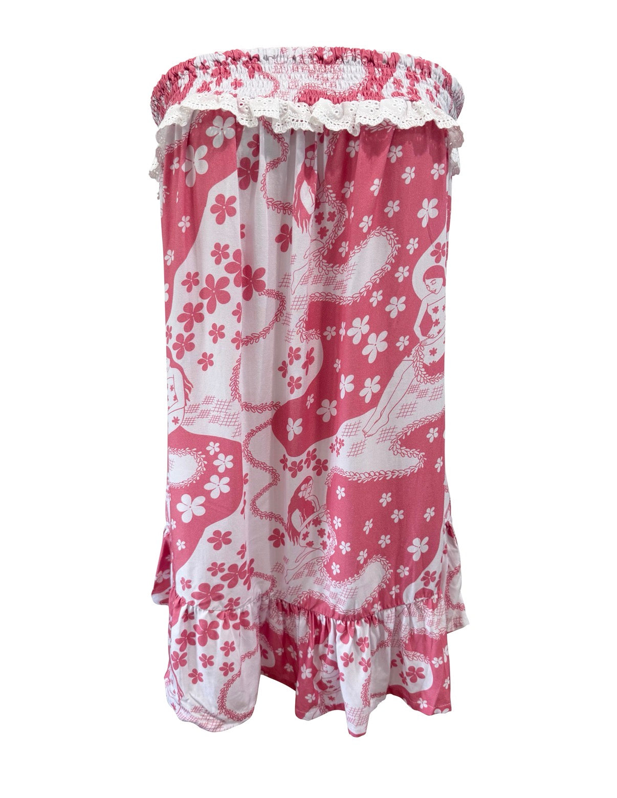 Mahina Dress in Pink Lei Ladies